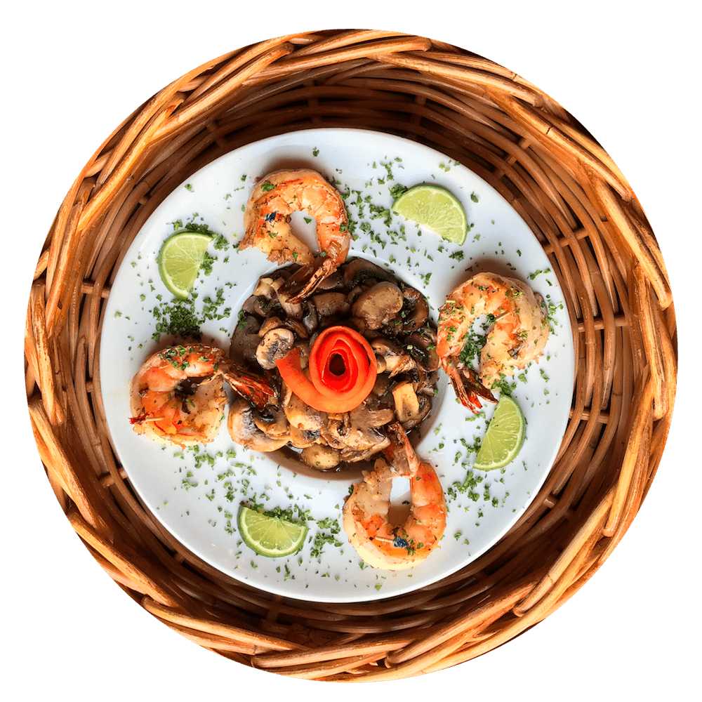 Sautéed Shrimp & Mushrooms